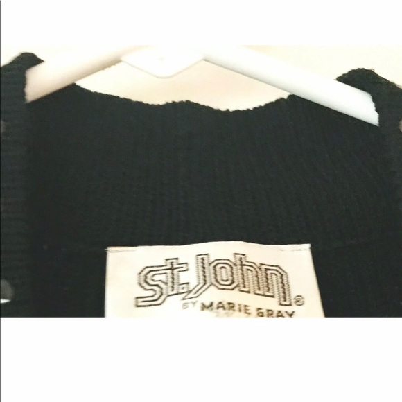St John Knit Sweater Sequins Small Evening Wear Holiday Original Owner - Picture 3 of 15